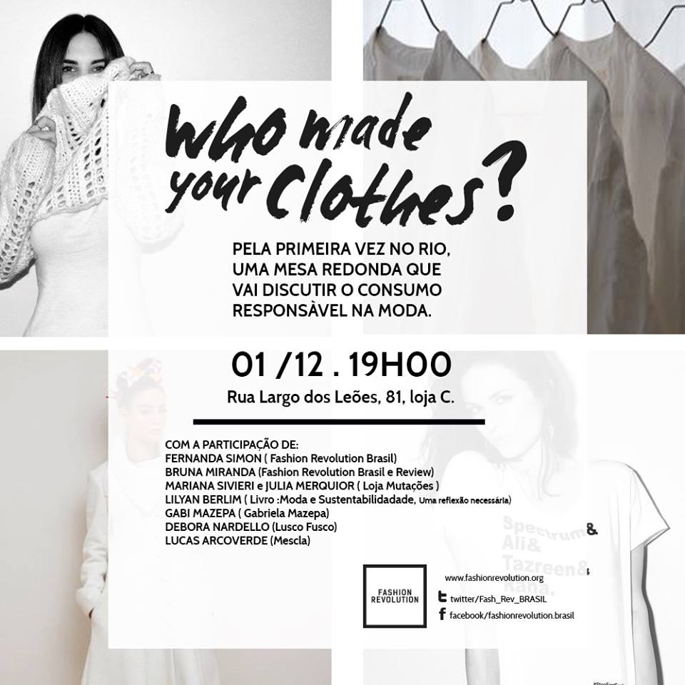 Fashion Revolution lança campanha para debate de moda consciente - Portal  Nosso Meio